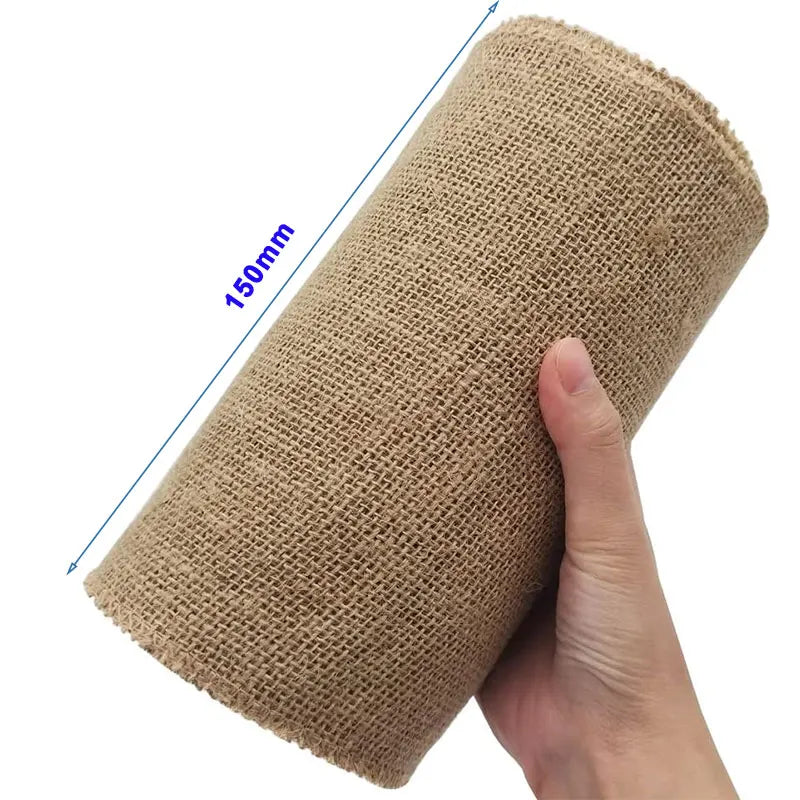 インテリア・パーティ装飾 | 天然麻素材リボン | 1m/2m/5m/10m巻