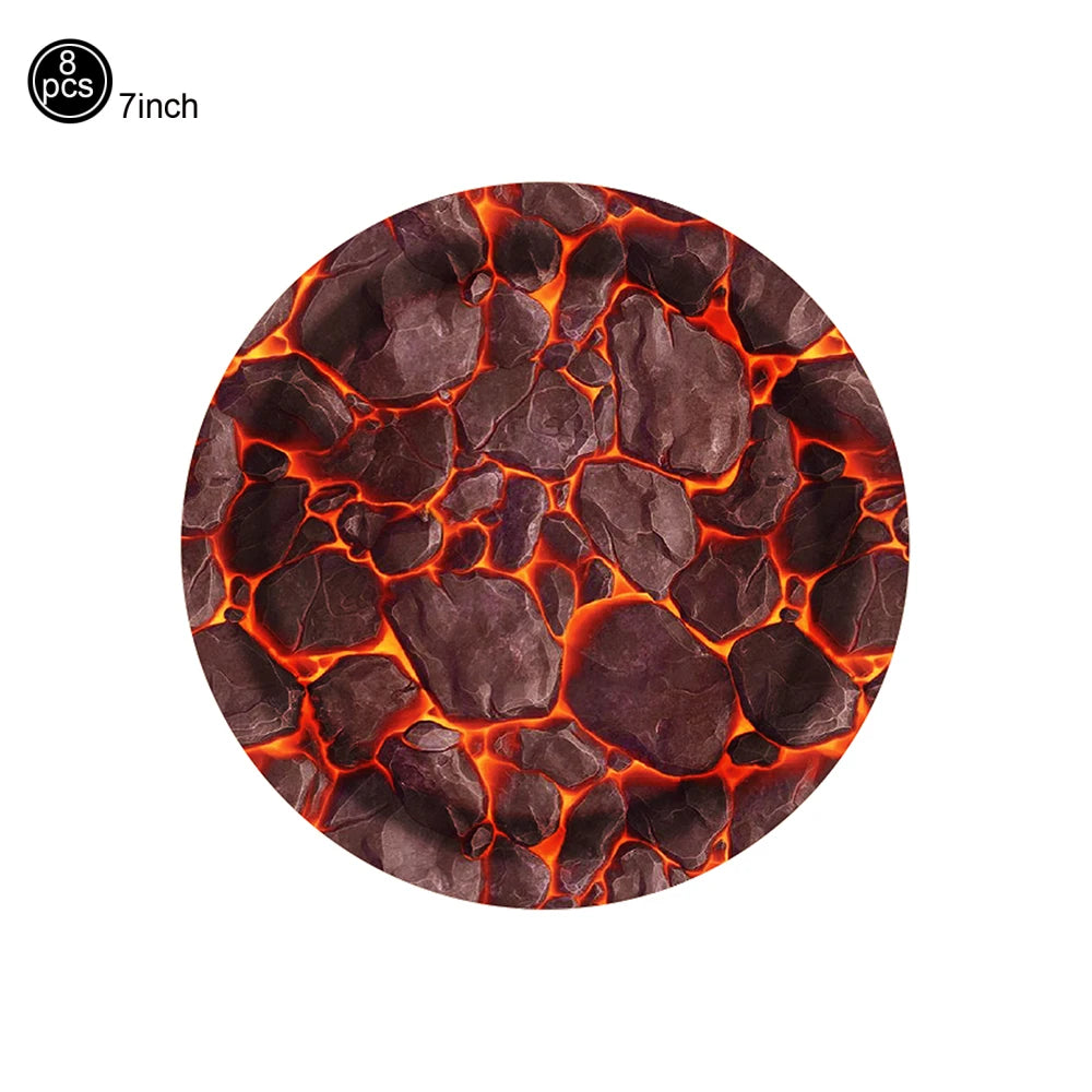 イベント・ハロウィングッズ|火山テーマのパーティーデコレーションセット