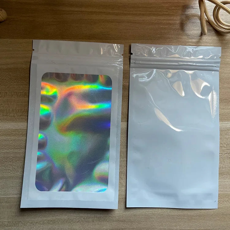 |イベント・ノベルティ用品 | キラキラ!ホロ素材 ジッパー付きバッグ