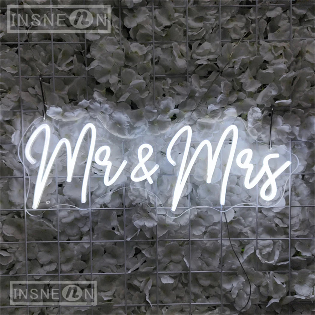 Mr&Mrs/Better Together LED ネオンサイン(ネオン看板)