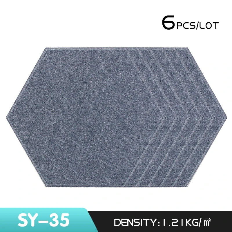 DIY用 3D防音・インテリア用ステッカー 大/小 6pcs カラフル防音タイル