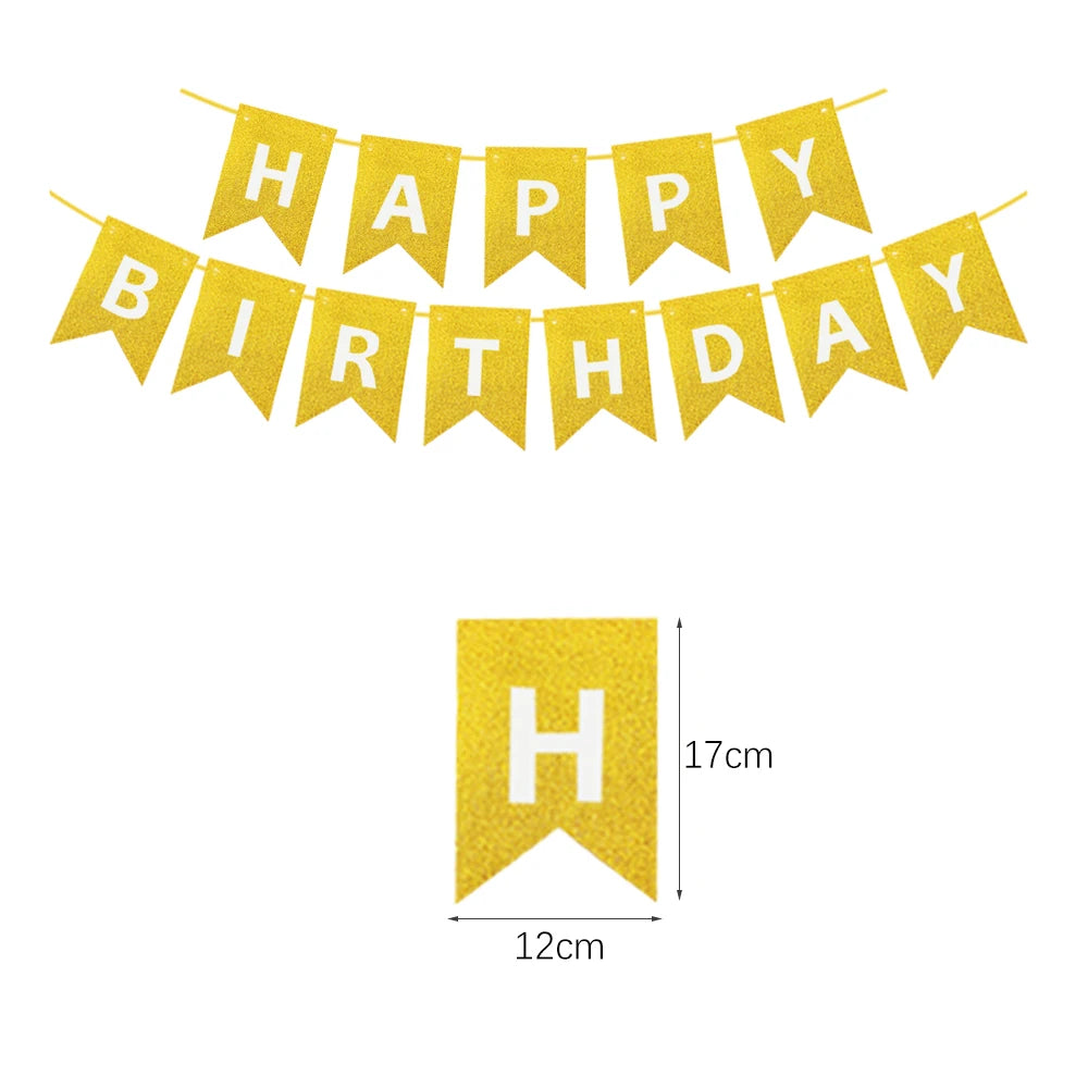 パーティー用装飾 誕生日用バナー 壁面装飾 華やか演出