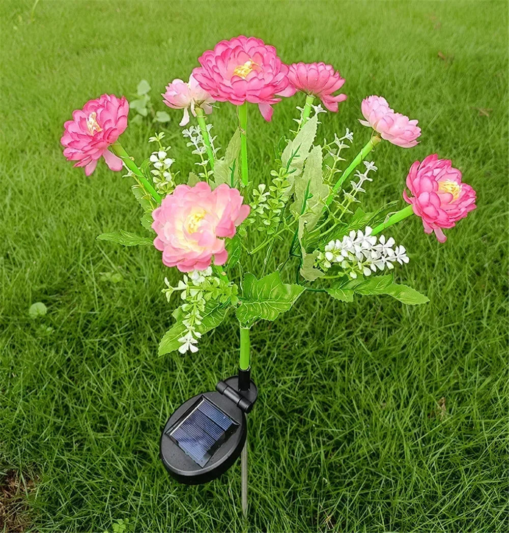 ソーラーライト|イベント・ガーデン装飾| ソーラー式ラフラワーライト
