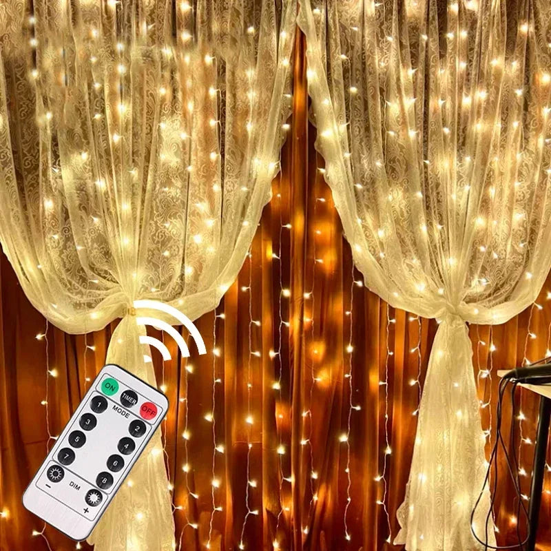 カーテンライト|イベント・パーティー装飾|LEDカーテンライト フェアリーライト USB対応(3M)