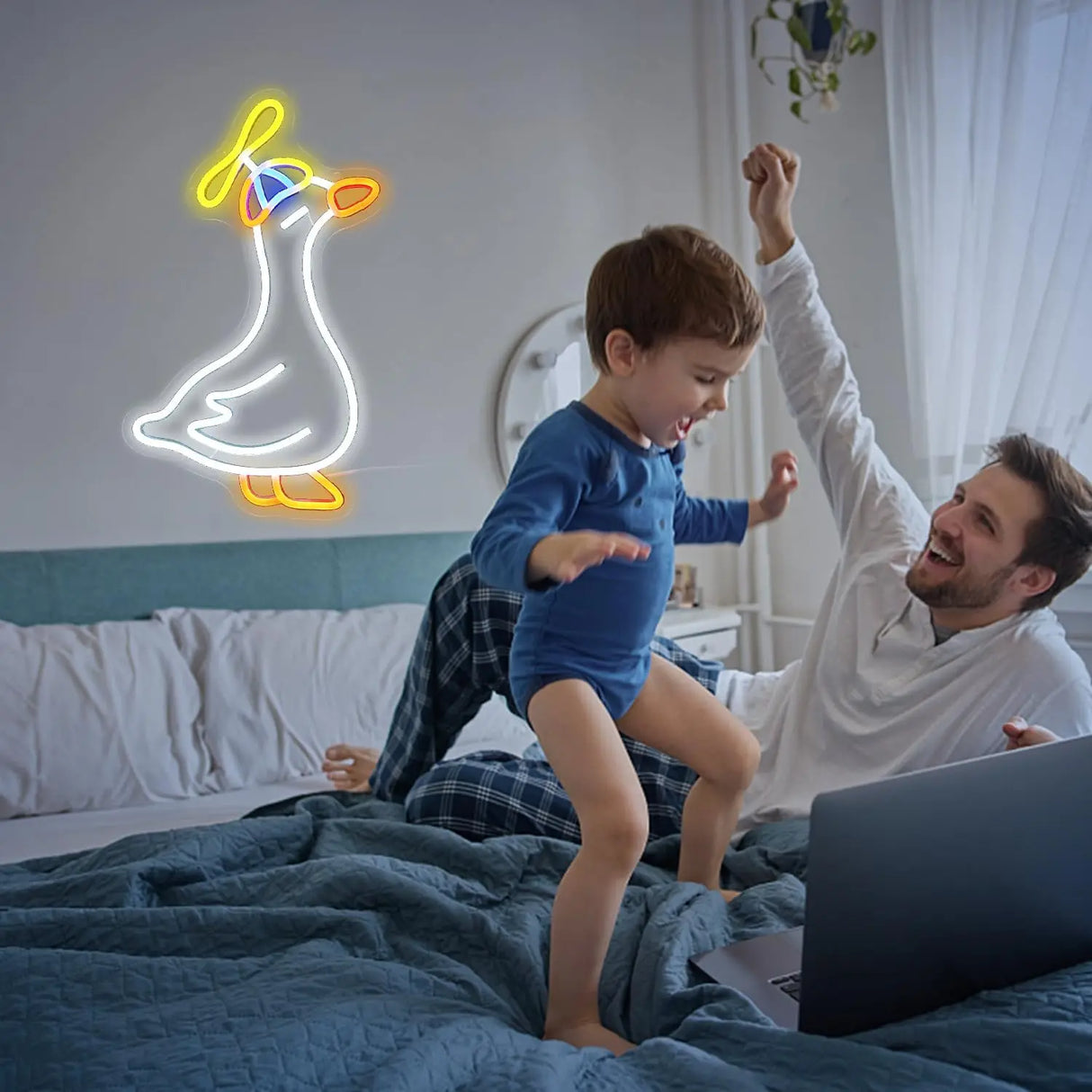 カウボーイグースLEDネオンサイン(ネオン看板)