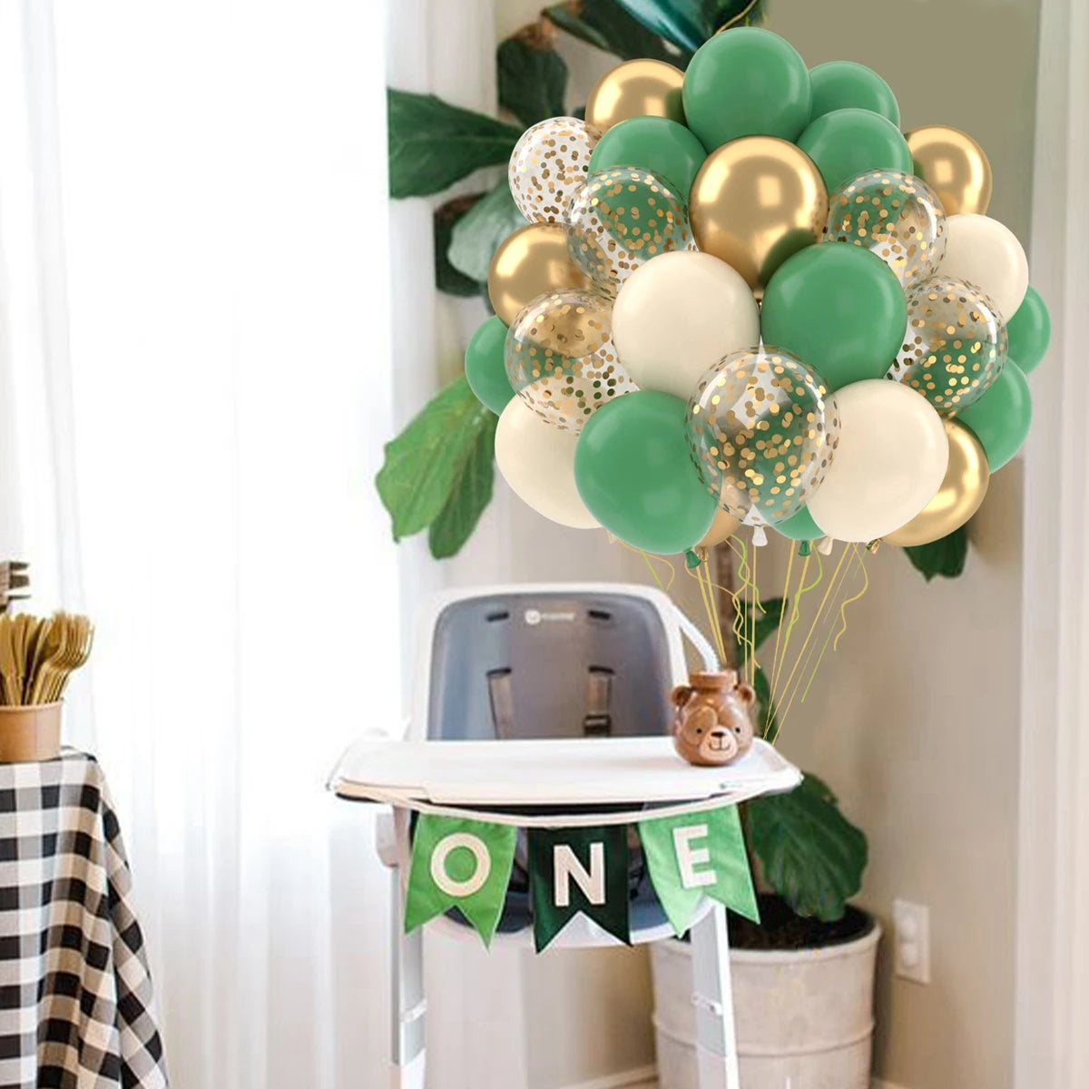 イベント・バルーン装飾 |メタリックカラーミックスバルーンセット