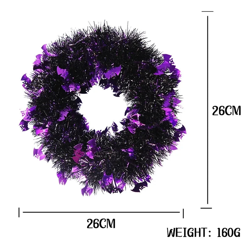 イベント・ハロウィングッズ|リース 吊り下げオーナメント 30cm