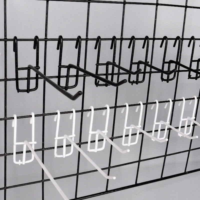 メッシュ棚用アイアンフック 10/20/30/50個セット