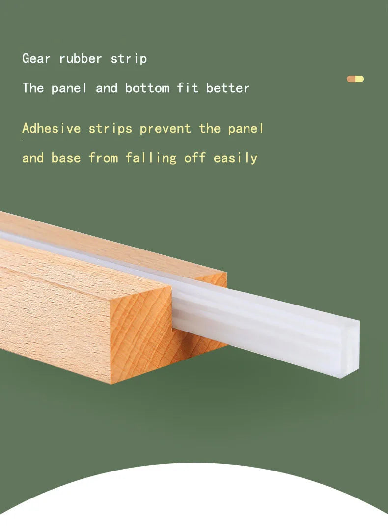 両面クリア卓上アクリルサインホルダー