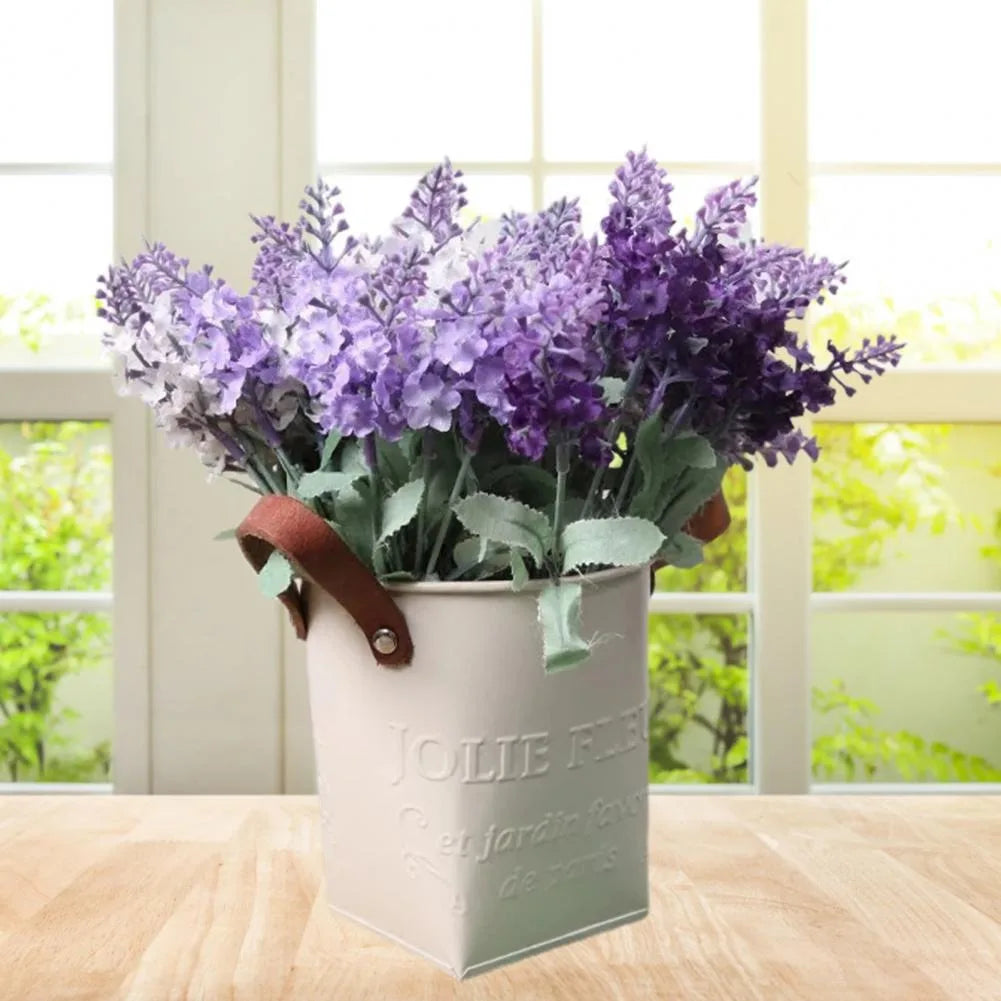 ガーデンデコレーション・ブリキ植木鉢・バスケット・ヴィンテージ