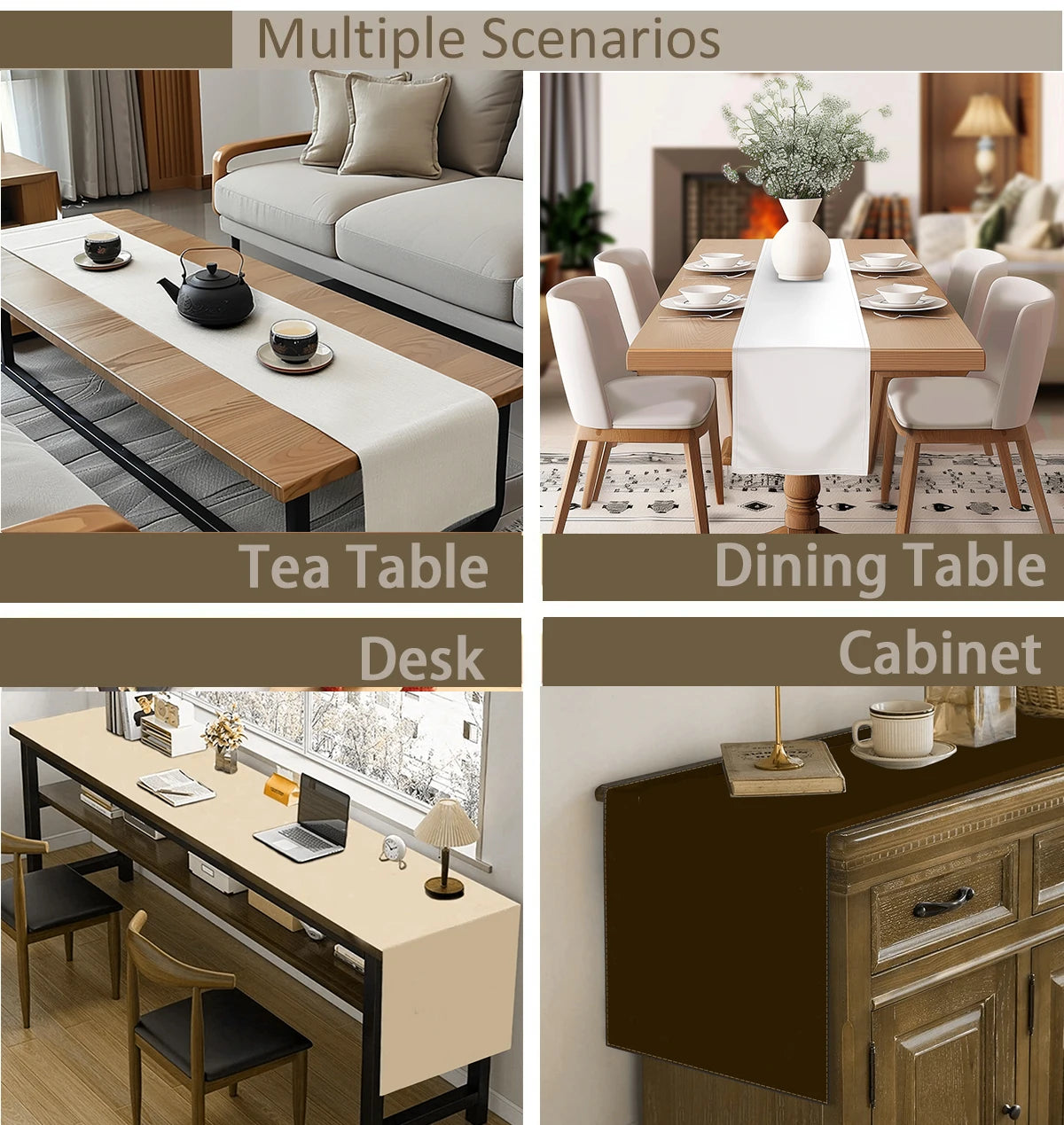 イベント・ハロウィングッズ|スカル柄 テーブルランナー 装飾