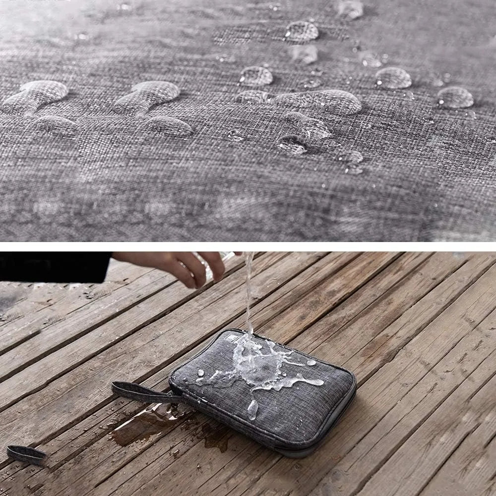 |イベント・ノベルティ用品 | 防水 旅行用 USB・コードなど小分け収納できる便利なバック