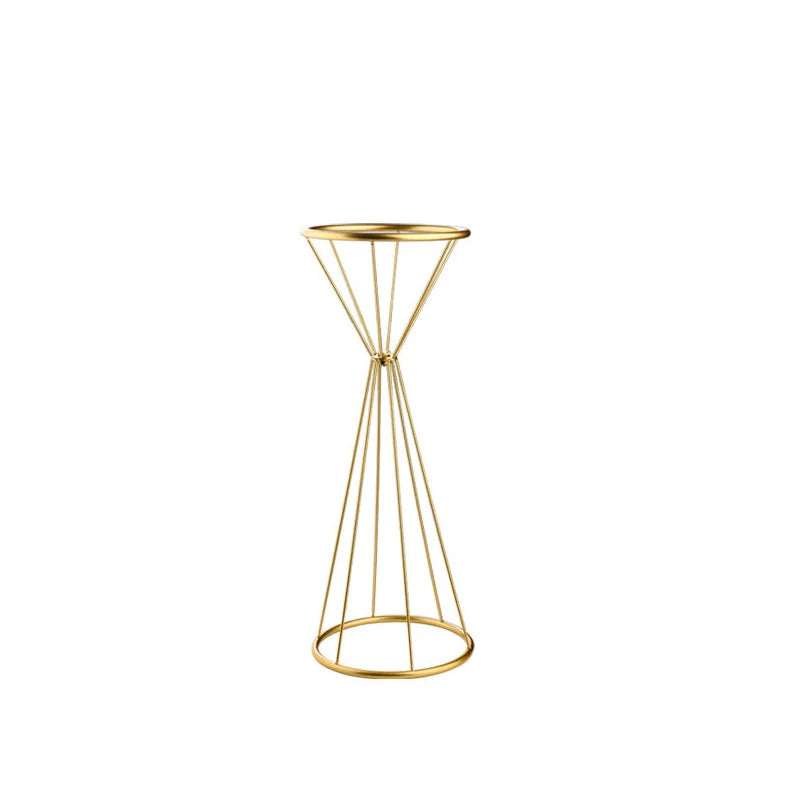 結婚式・インテリア装飾|ゴールドメタルウェディングフラワースタンド