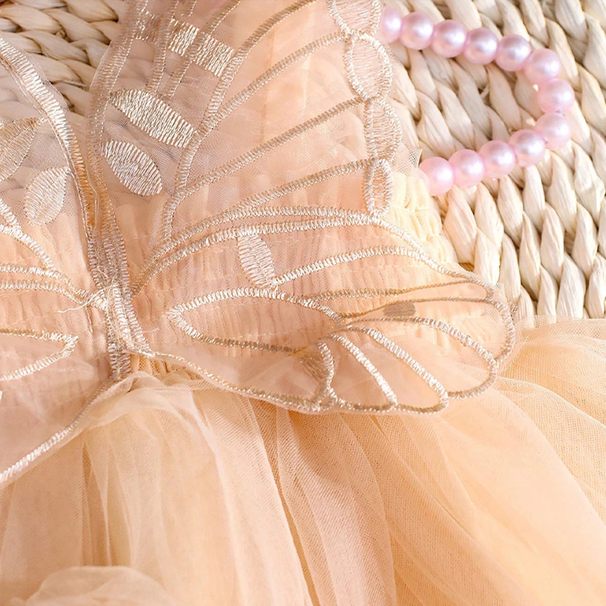 イベント・ハロウィングッズ|新生児用のイベントにぴったり!天使風ドレスセット