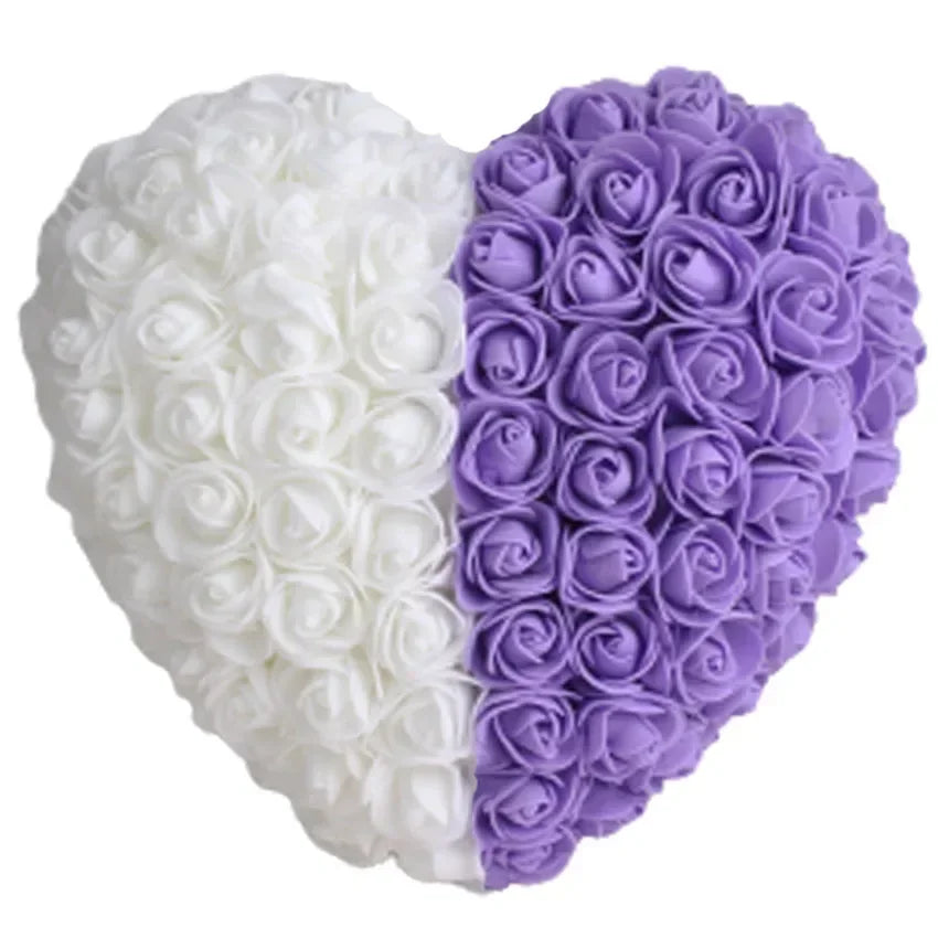 パーティー・インテリア装飾|造花ハート型ローズデコレーション(25c)