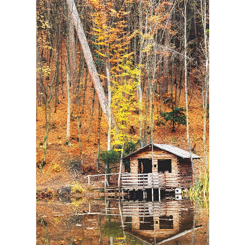 イベント・ハロウィングッズ|秋の風景キャンバスアート