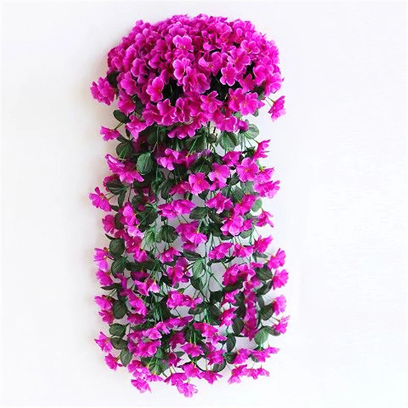 人工バイオレット 吊り下げフェイクフラワー