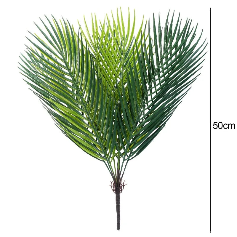 人工トロピカルリーフ(フェイクヤシの葉)50cm/1〜3本セット