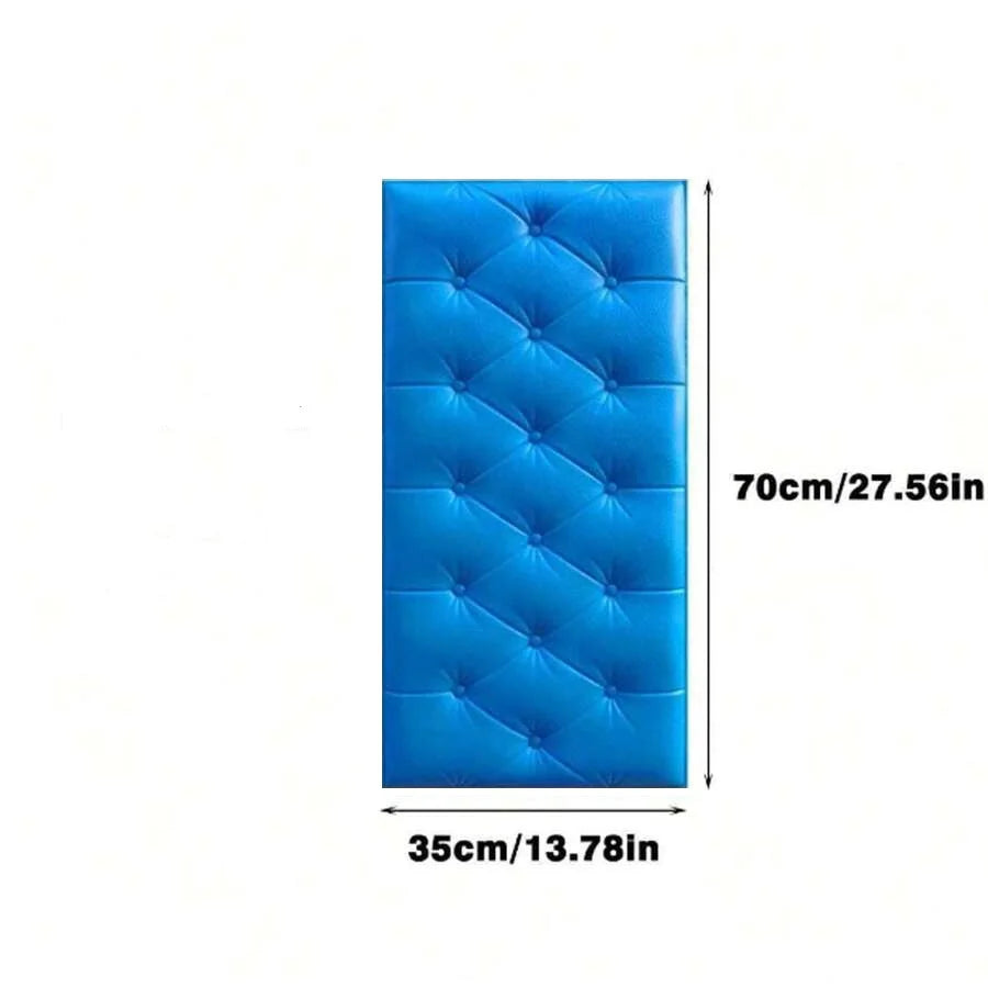 防音・衝突防止対策!キュートなクッション型風 ステッカー 35×70㎝ 厚さ7mm