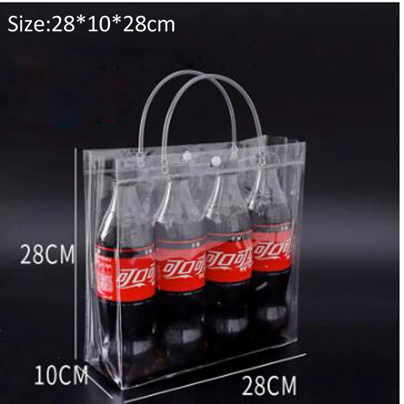 |イベント・ノベルティ用品 | 持ち手付き 透明バッグ 5〜30個