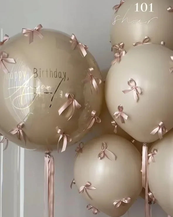 イベント・バルーン装飾 |リボン付きバルーンセット| 5個