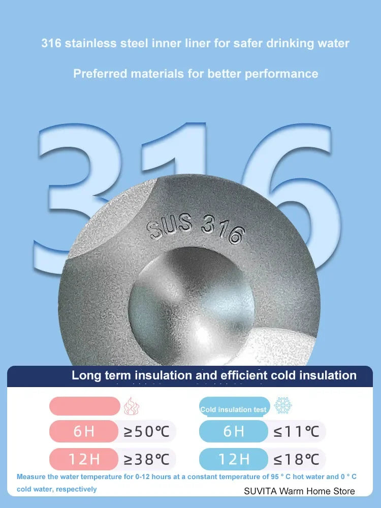 |イベント・ノベルティ用品 | 大容量ストロー付ステンレスサーモボトル | 1L/1.2L