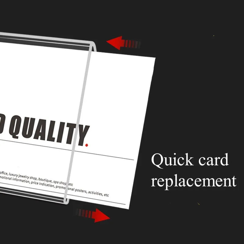 5個入りミニアクリルサインディスプレイホルダー