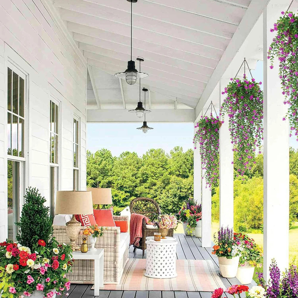 パーティー・ガーデン装飾|造花ハンギングフラワー(76c)(80CM )