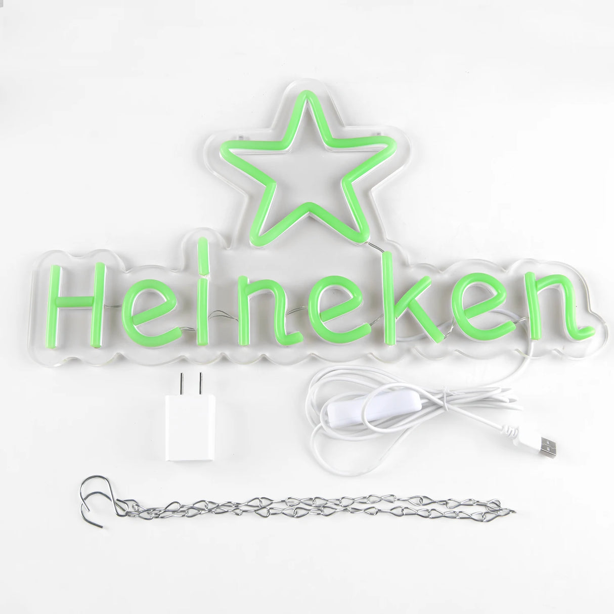 Heineken ビールLEDネオンサイン(ネオン看板)