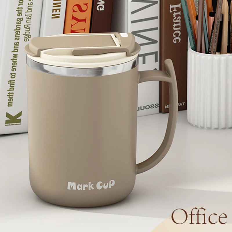 |イベント・ノベルティ用品 | 断熱ステンレス 茶葉フィルター付きマグカップ | 500ml