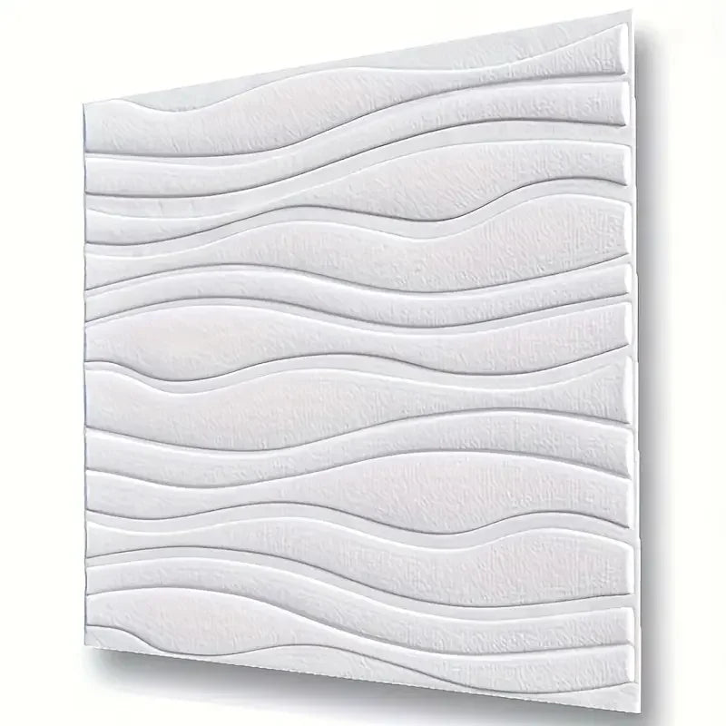 DIY用 3D壁面タイル風 ステッカー 4枚入/12枚入 モルタル壁風デザイン