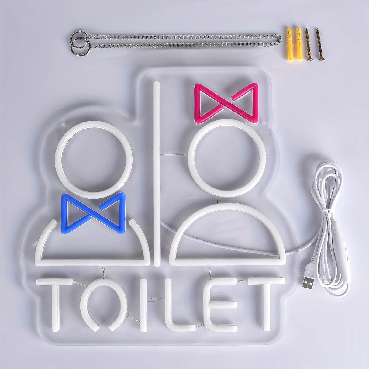 トイレ用LEDネオンサイン(ネオン看板)