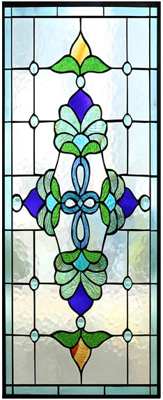 【UVカット・静電気吸着タイプ】ステンドグラス風 ウィンドウフィルム(7パターン)