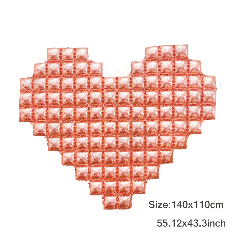 ハート型バルーン バレンタインデー装飾