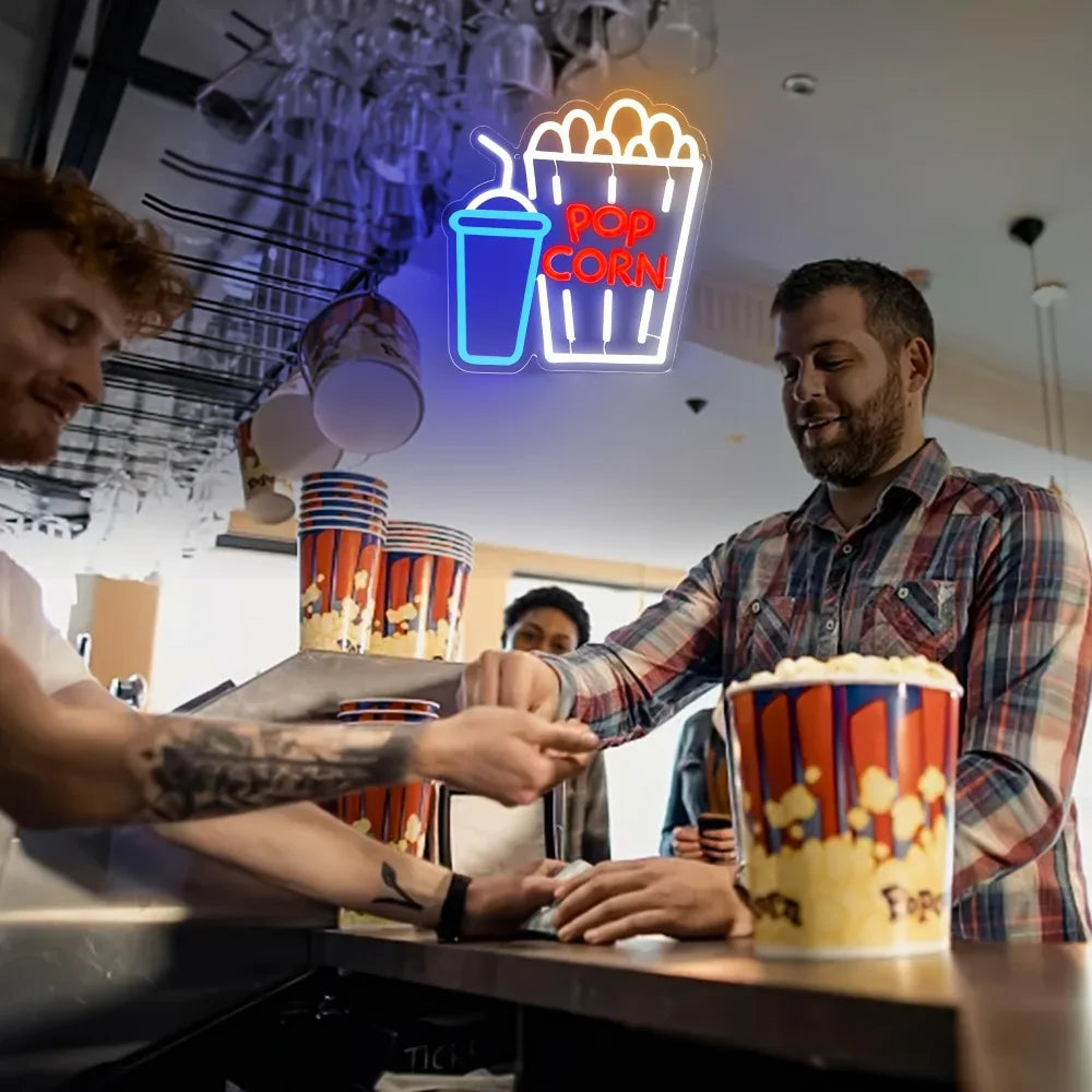 POP CORN ネオンサイン(ネオン看板)