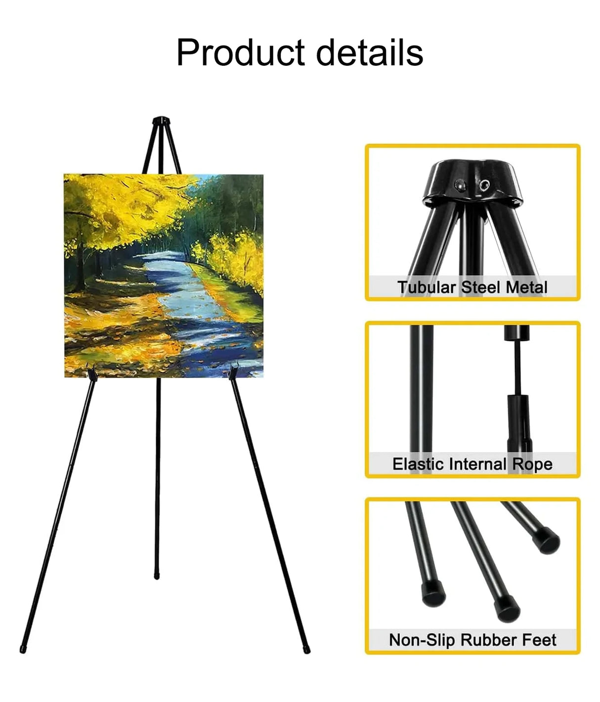 高さ調節可能な折りたたみディスプレイスタンド