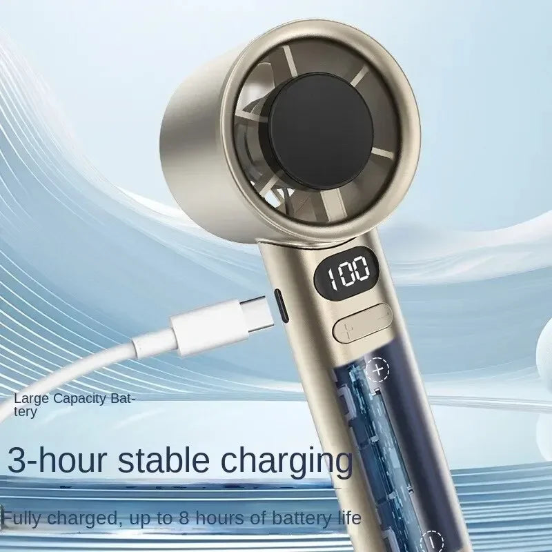 |イベント・ノベルティ用品 | 充電式 120段階風量調節可能 ミニハンディーファン
