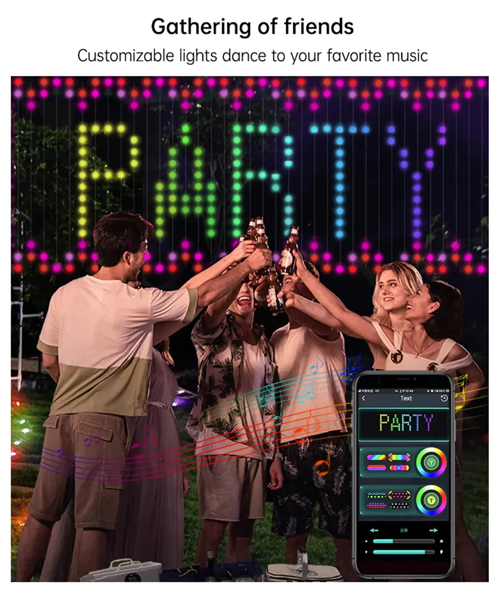 カーテンライト|イベント・クリスマス装飾| LEDカーテンライト クリスマスデコレーション(1M/2M/3M)