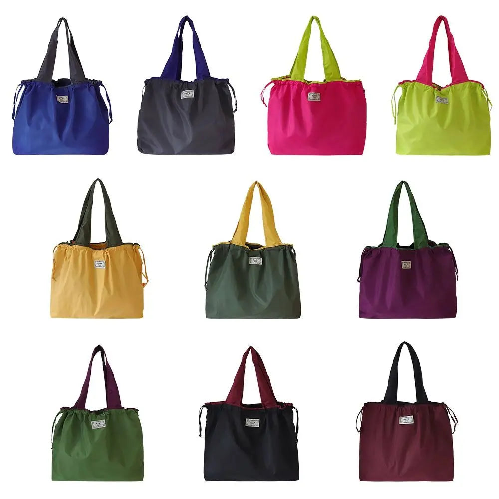 |ノベルティ用品 | 折り畳み可能 巾着型エコバッグ | 47×35cm