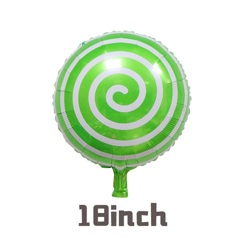 クリスマス用キャンディケインホイルバルーンセット