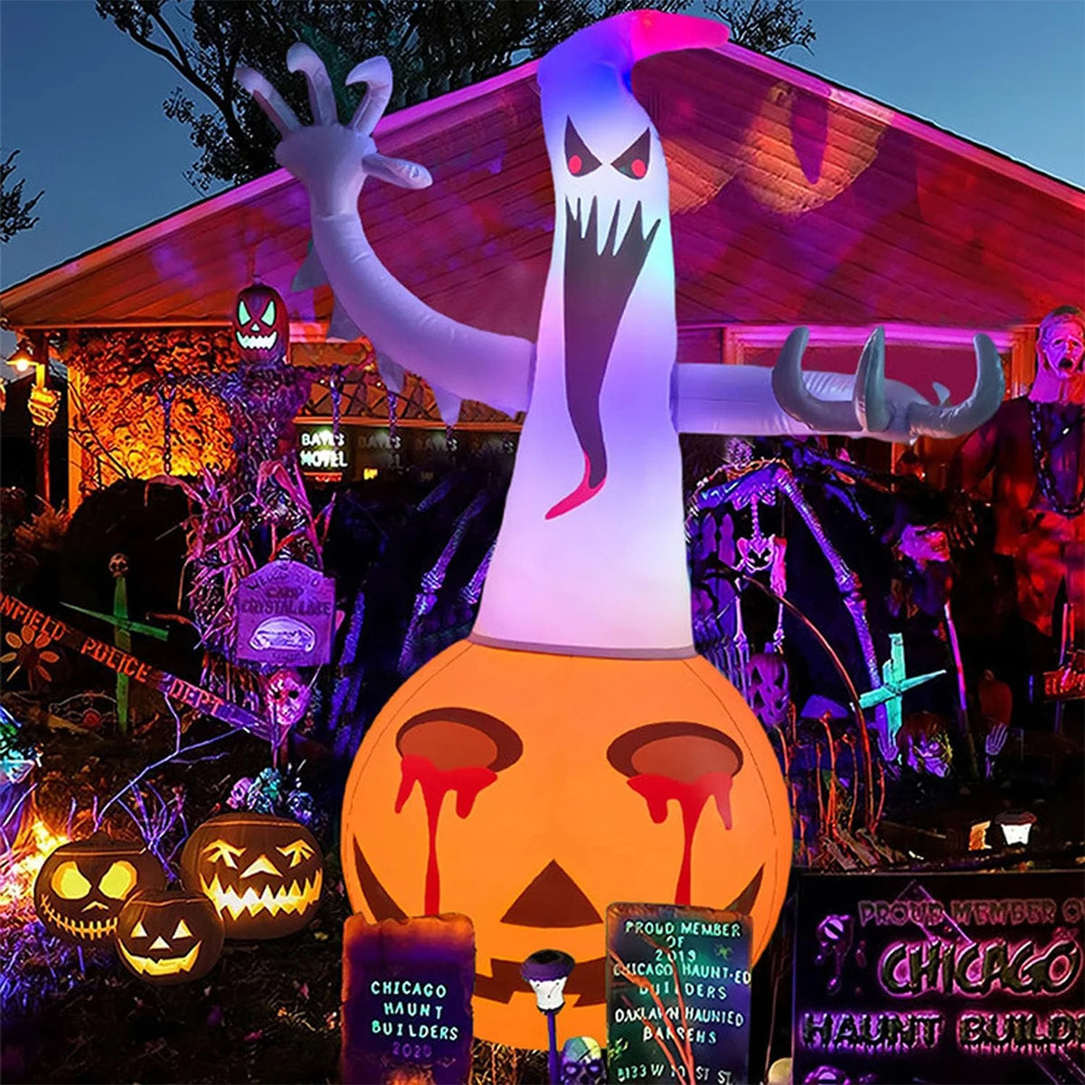 イベント・ハロウィン装飾|LEDパンプキンバルーンデコレーション