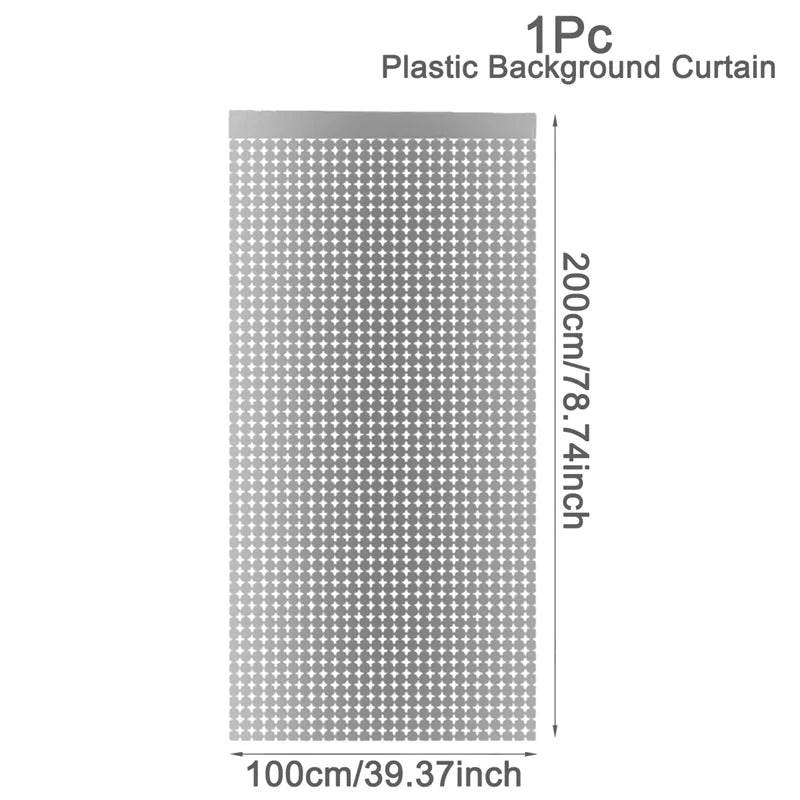 パーティー・インテリア装飾 キラキラ!カーテン ミラーボール風 華やか