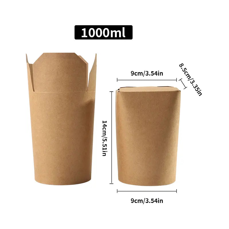 |イベント・ノベルティ用品 | 電子レンジ可 耐油クラフト紙フードBOX | 100/550/700ml