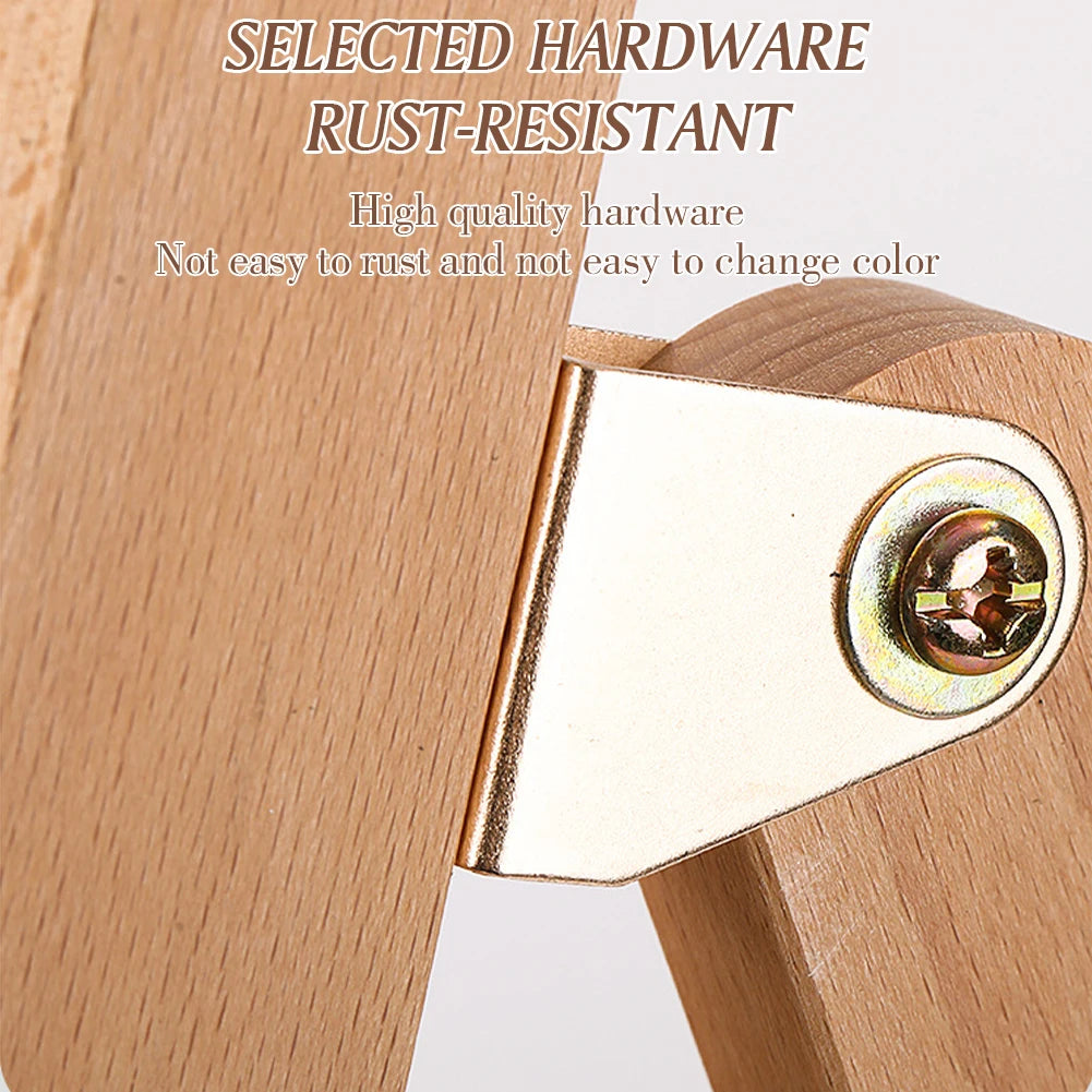 引き出しトレイ付き多機能ブナ材イーゼル