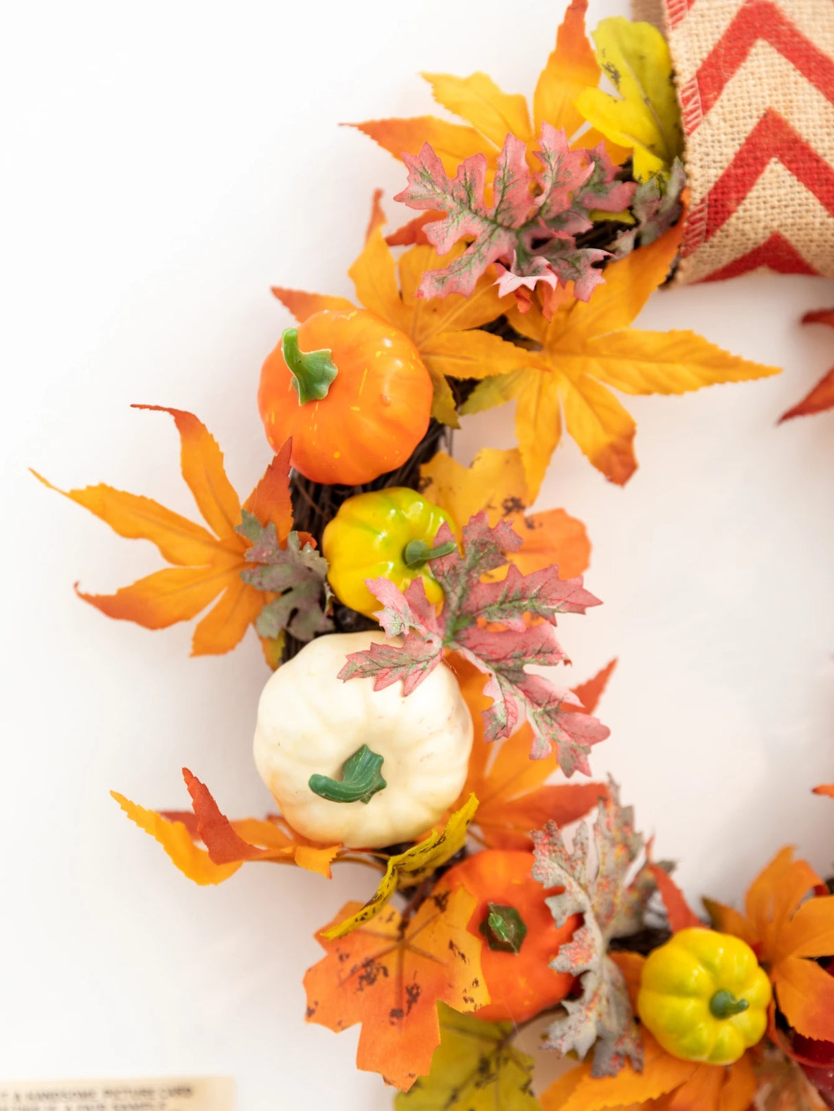 イベント・ハロウィングッズ|秋のカボチャリース - ドア用装飾