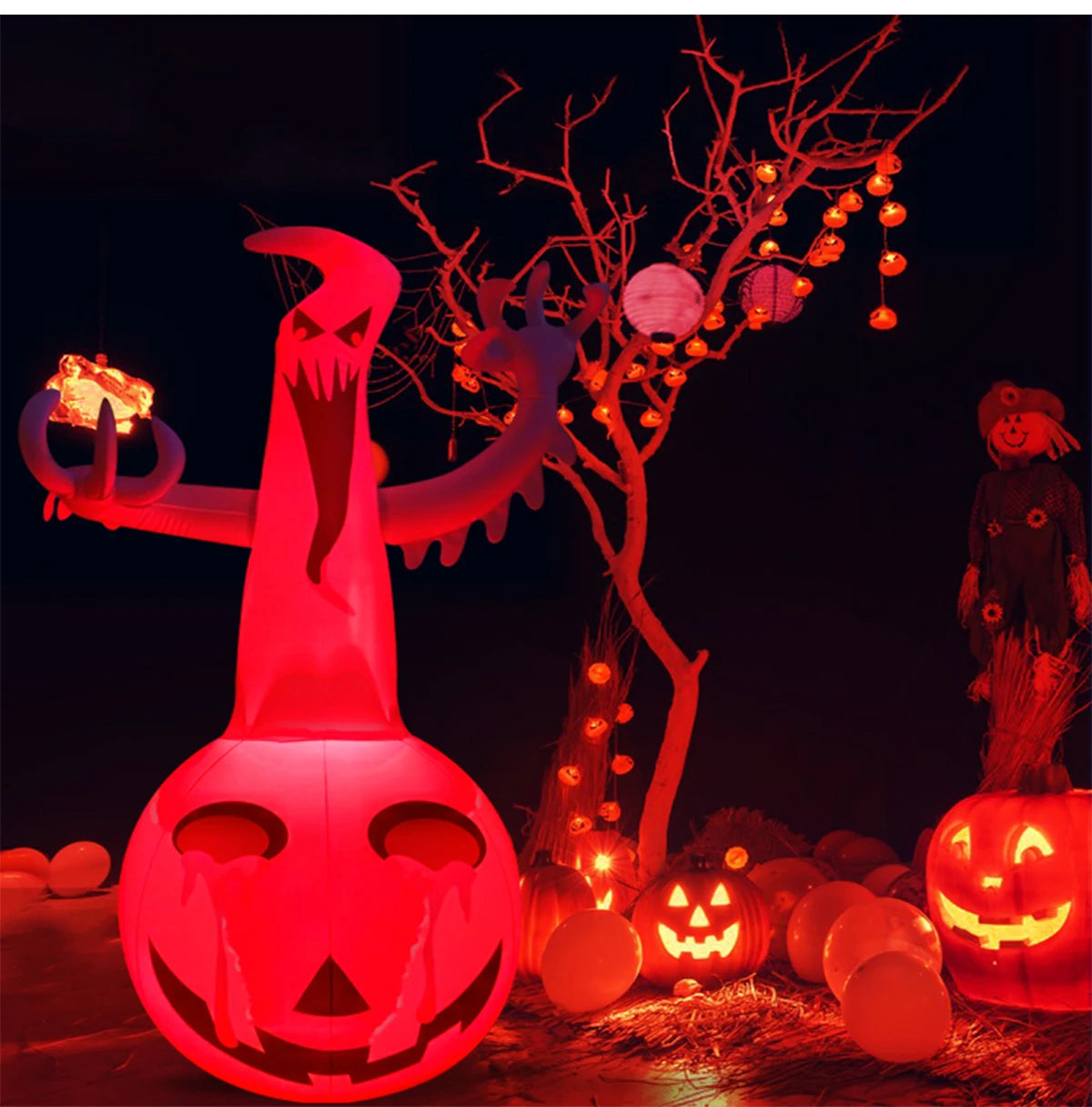 イベント・ハロウィン装飾|LEDパンプキンバルーンデコレーション