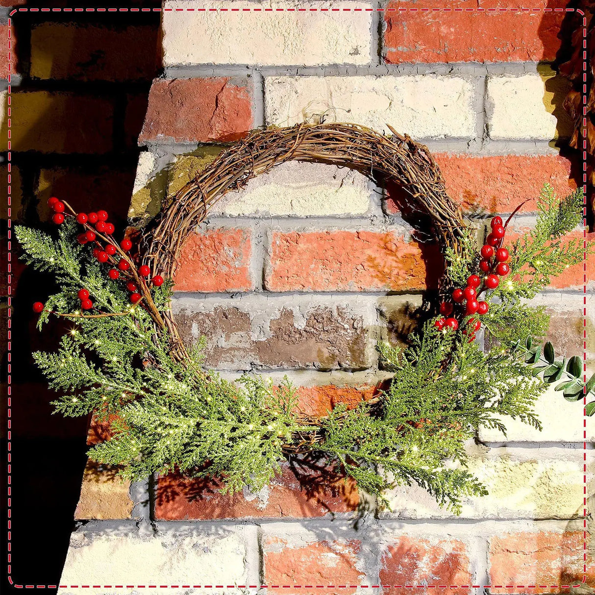 キラキラ光る人工松の枝・フェイク植物・クリスマスツリーオーナメント・ゴールドのキラキラ光るスパンコールの葉