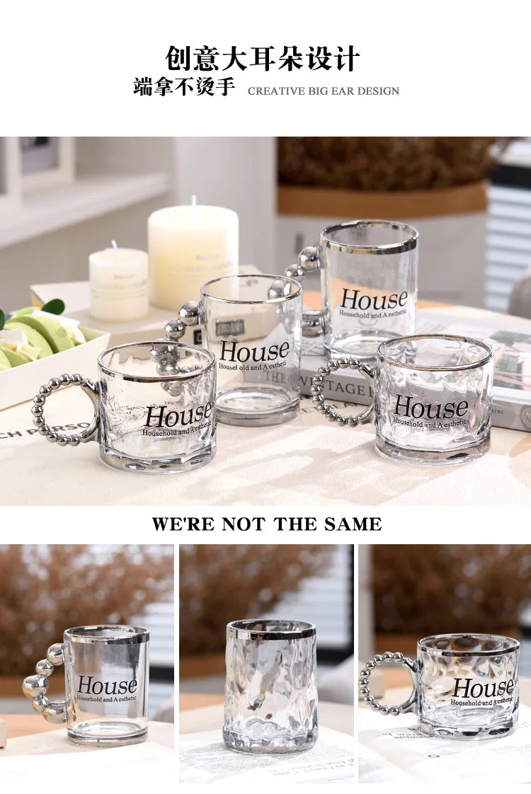 |イベント・ノベルティ用品 | 耐熱 氷カットガラス製マグカップ | 300ml