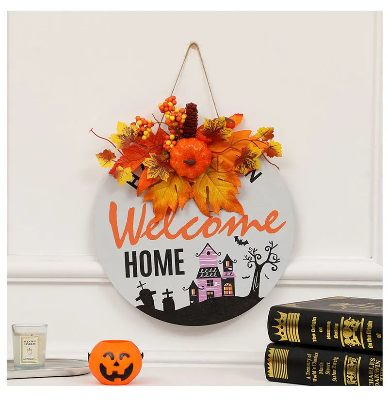 イベント・ハロウィングッズ|パンプキン&メープルリーフガーランド