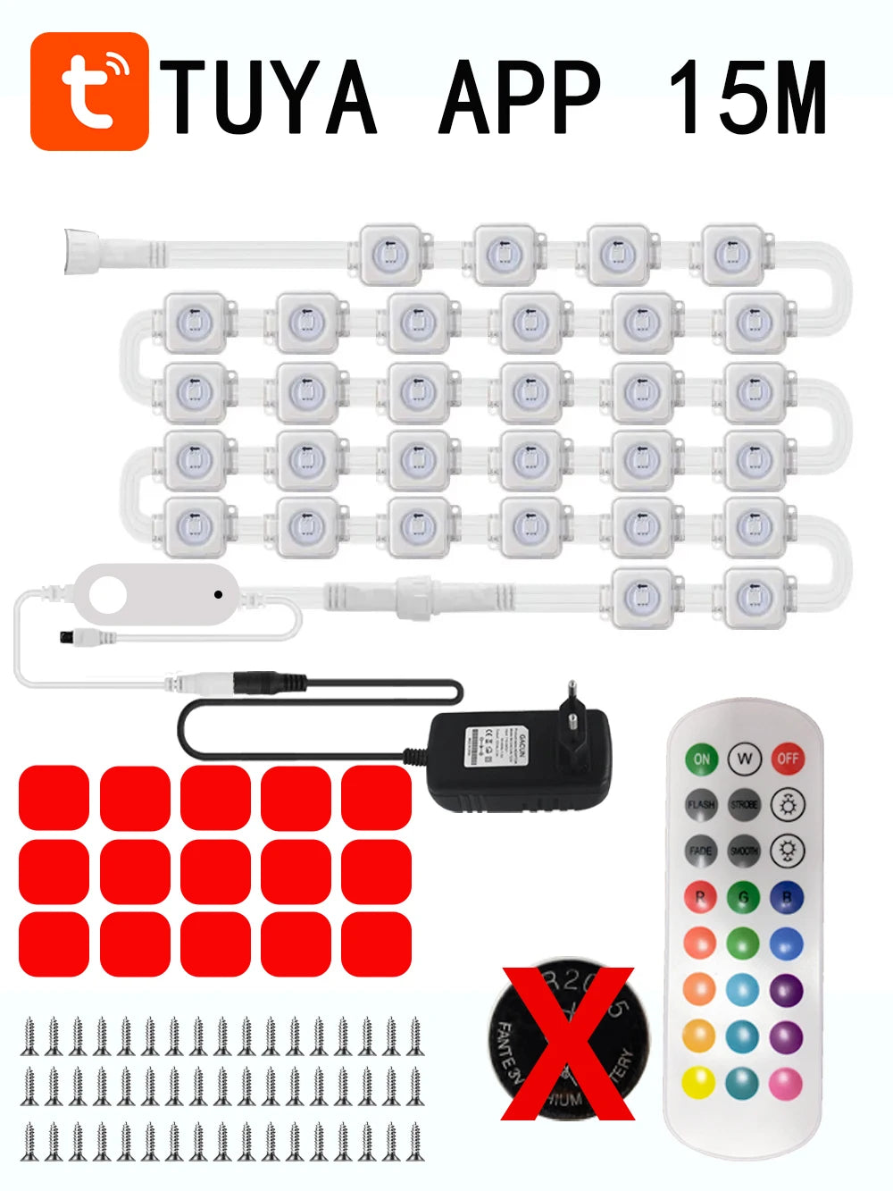 ドレープライト|イベント・クリスマス装飾|防水多色LEDストリングライト(15~45M)